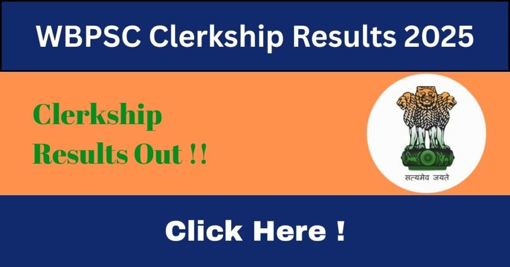 WBPSC Clerkship Result 2025