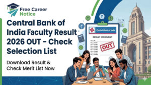 Central Bank of India Faculty Result 2026 OUT – Check Selection List