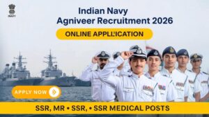Indian Navy Agniveer Recruitment 2026 – Apply Online for SSR, MR & SSR Medical Posts