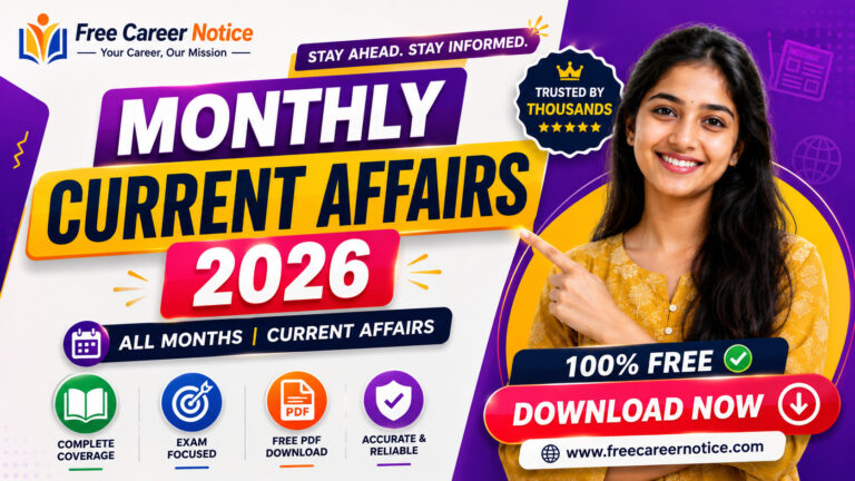 2026 Current Affairs Free PDF